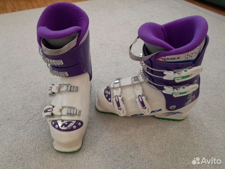 Горные лыжи детские 120 комплект