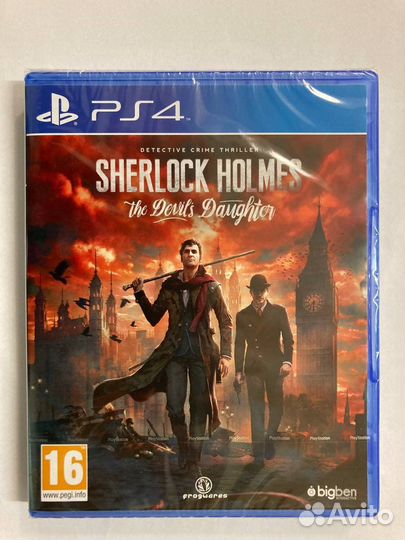 PS4 диск Sherlock Holmes: The Devil’s Daughter,нов