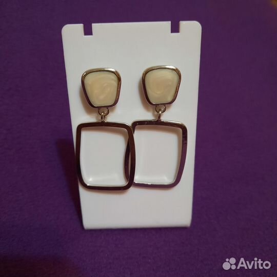 Серьги бижутерия пакетом