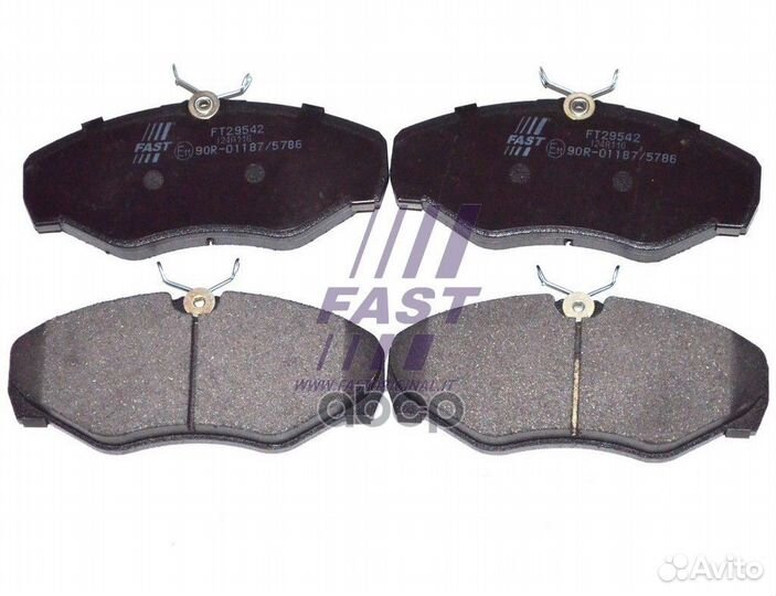 Колодки тормозные renault trafic 01 перед без