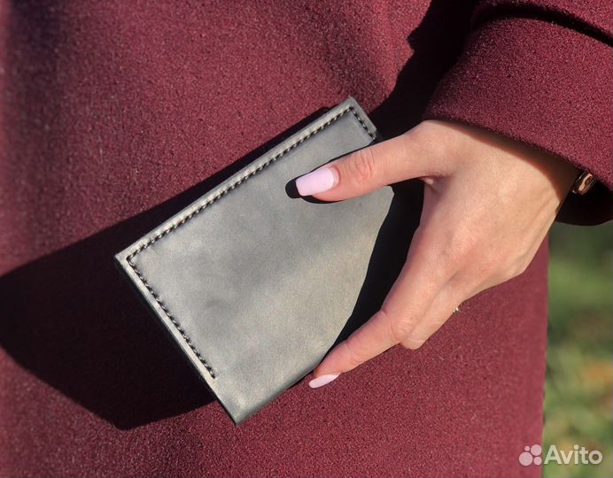 Обложка на паспорт ручной работы