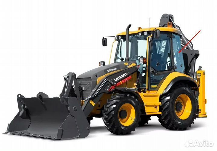Стекло кузовное правое Volvo BL 61 71