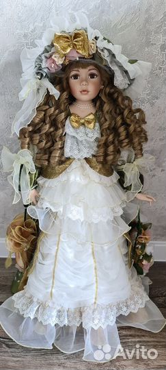 Кукла интерьерная фарфор эксклюзив