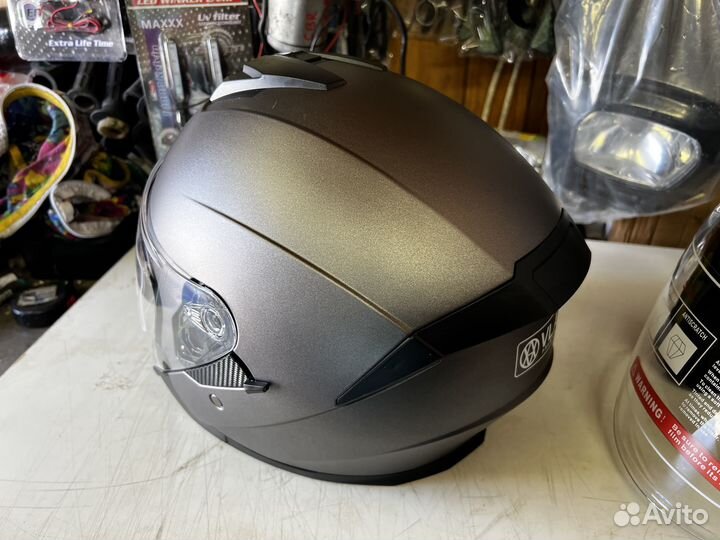 Шлем мотошлем открытого типа новый черный