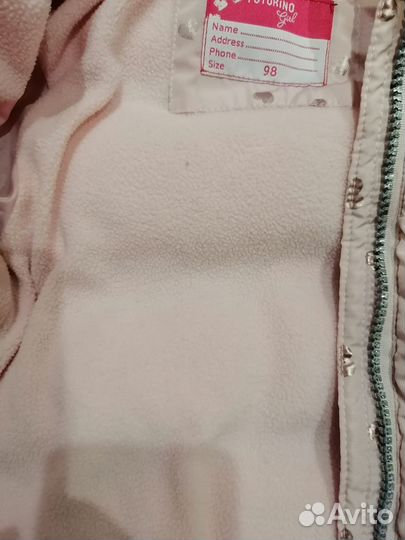 Куртка для девочки 98