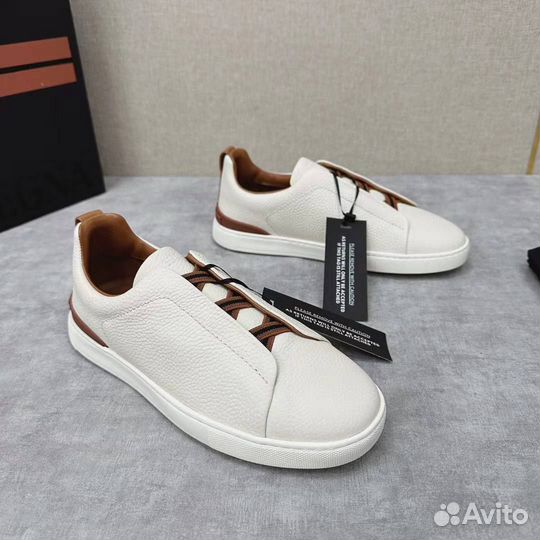 Кеды Zegna премиум качество, мужские