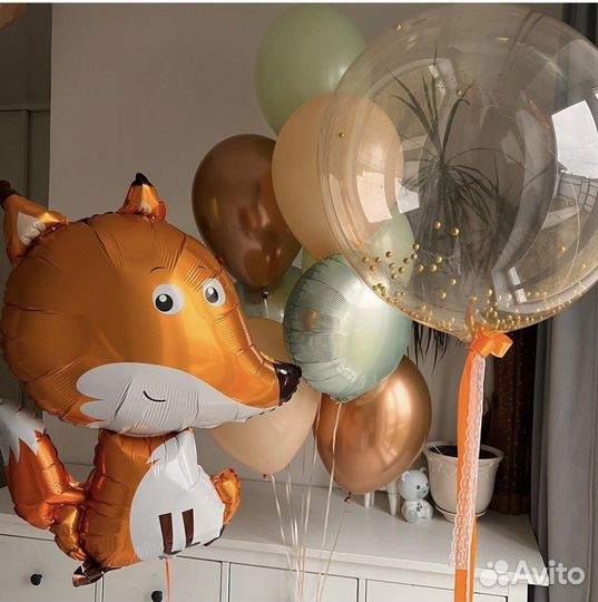 Воздушные шары, фотозона, оформление