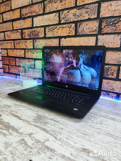 Игровой 17,3 HP A6 7Gen 12 озу SSD