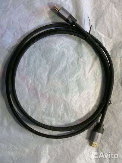 Продаю кабель Baseus hdmi-hdmi, 2м, 1шт. черный