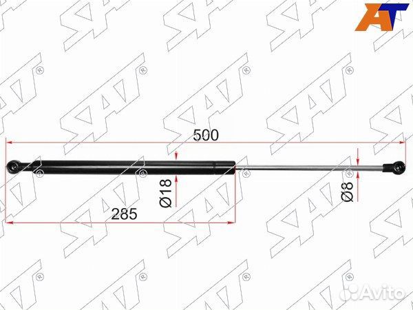 Амортизатор капота toyota chaser