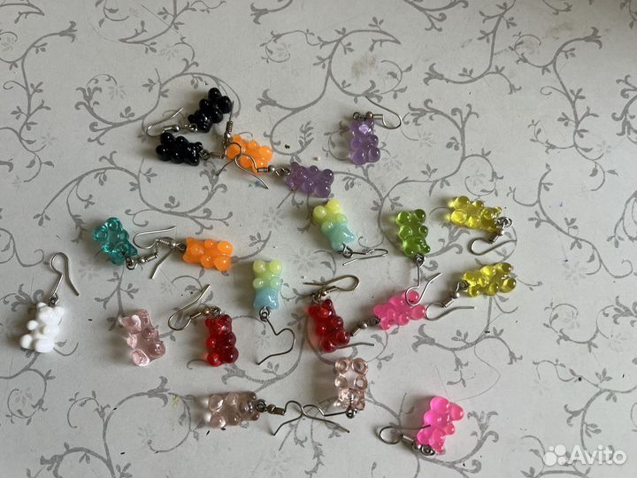 Серьги мишки