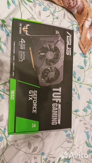 Видеокарта gtx 1650 tuf