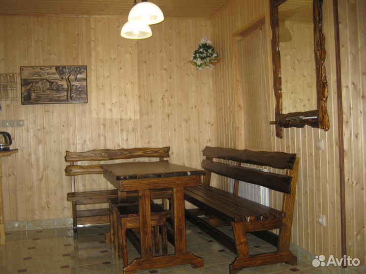 Баня на дровах с бассейном