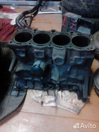 Блок цилиндров двигателя двс toyota 5S-FE