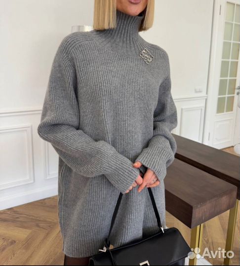 Свитер-платье, новое