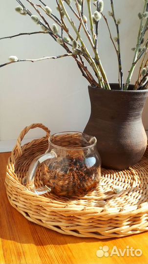 Плетеный поднос