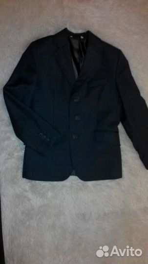 Костюм (Пиджак и брюки школьные) для мальчика, рос