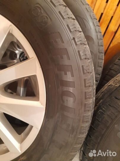 R17 Goodyear EfficientGrip 225/65, PCD 5x114.3 DIA 67.1