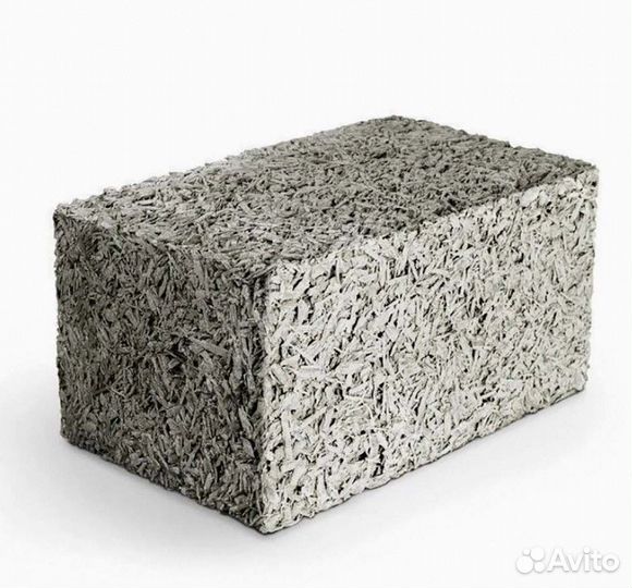 Арболитовые блоки без облицовки