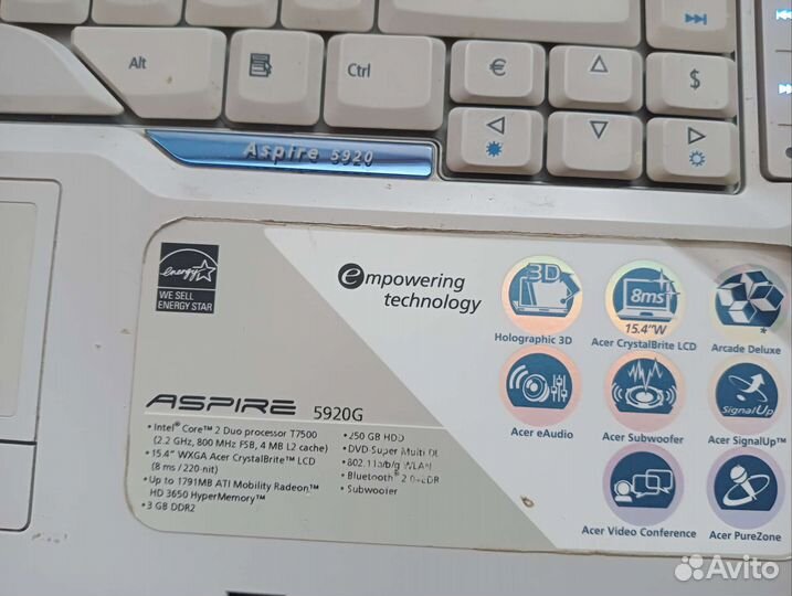 Ноутбук Acer 5920g