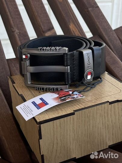 Кожаный ремень tommy hilfiger