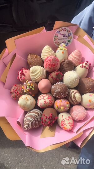 Букет из клубники в шоколаде