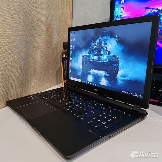 Тонкий ноутбук Acer SSD RAM12GB 2 видеокарты