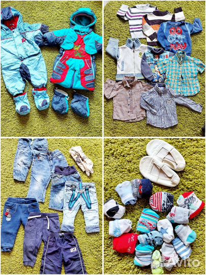 Пакет вещей на мальчика от 0 до 2 лет