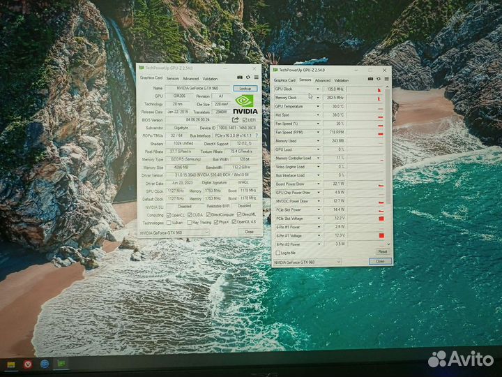 Видеокарта GTX 960 4gb Gigabyte