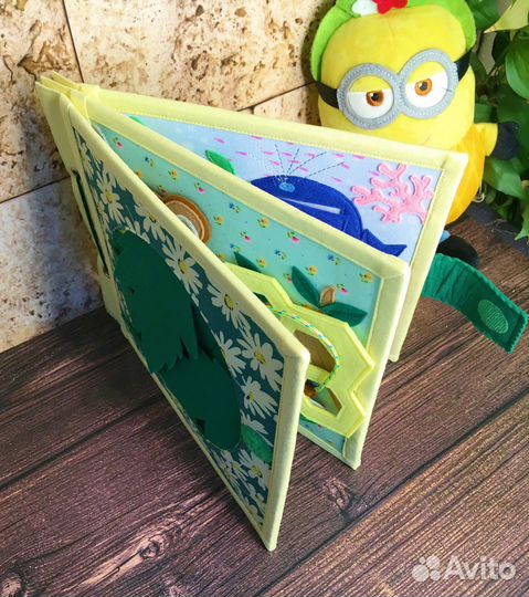 Развивающая книга из фетра / Фетровая книжка