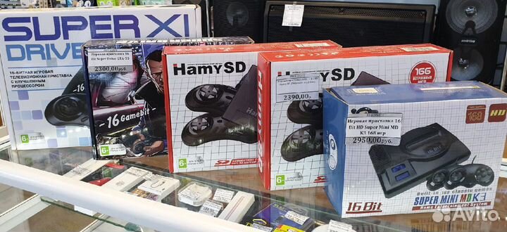 Игровые приставки денди и сега