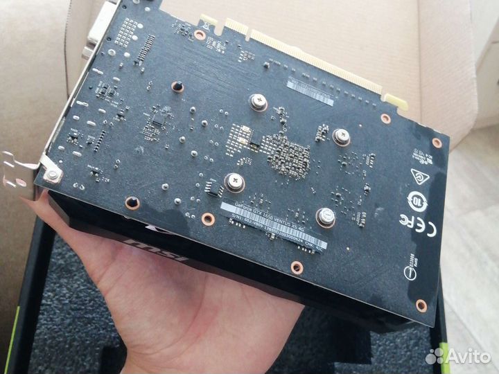 Видеокарта msi gtx 1650 4gb ventus xs
