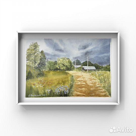 Акварельные работы Пейзаж