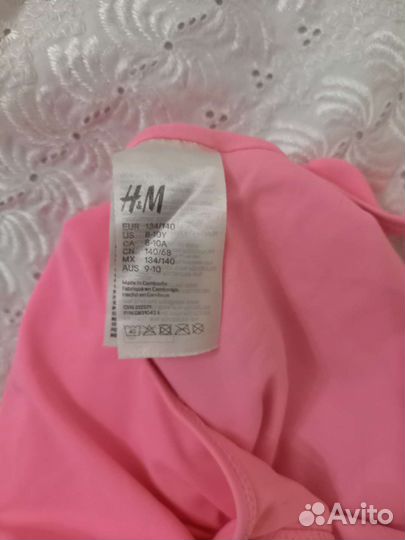 Купальники для девочки hm 134,146,152