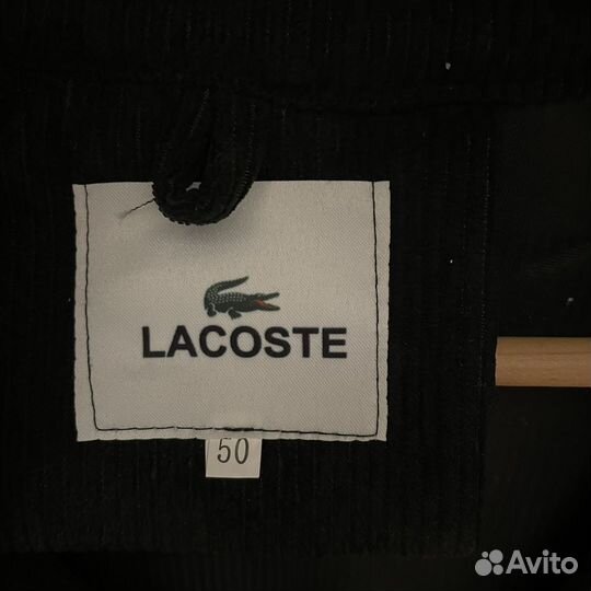 Вельветовая куртка lacoste