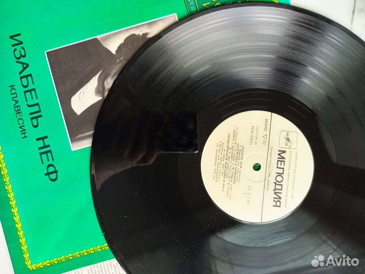 Граммпластинка концерт И. Неф, клавесин, 1959