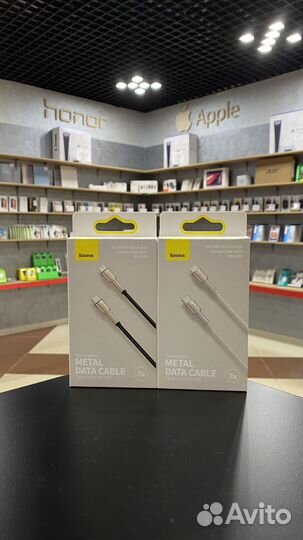 Зарядный кабель Baseus 2m Type-C to Lightning
