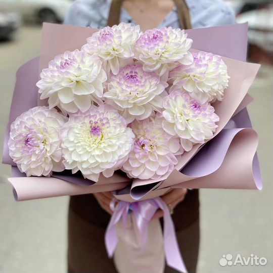 Букет из георгин