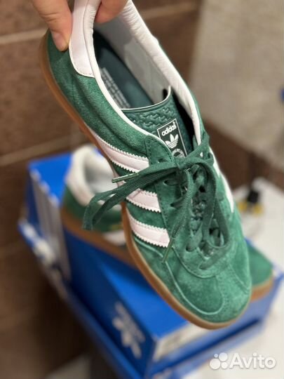 Adidas gazelle indoor green