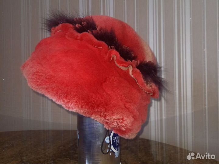 Шапка норковая женская мягкая