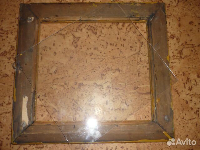 Рамка рама винтаж дерево 32x35 стекло