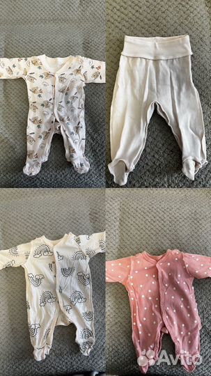 Детские вещи пакетом на девочку 50-56