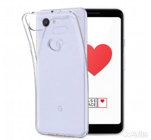 Чехол и защитное стекло google pixel 3a xl