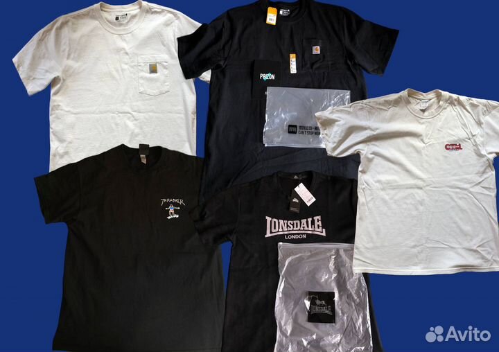 Футболки carhartt,thrasher,lonsdale,gildan