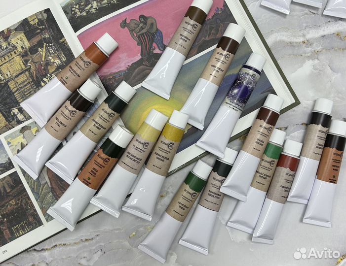 Масляные краски 100 цветов Новые