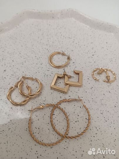 Серьги бижутерия