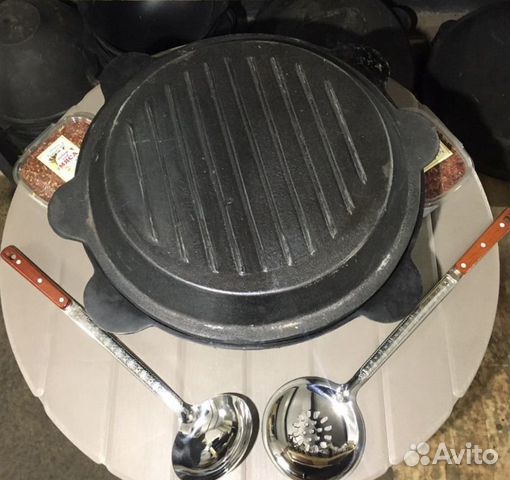 Казан на 10 литров с чугунной крышкой-сковородой