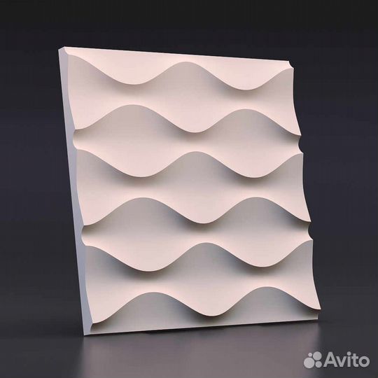 Гипсовая 3D панель 