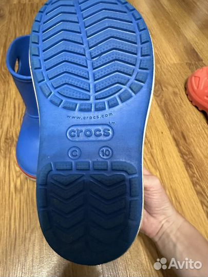 Crocs детские резиновые сапоги