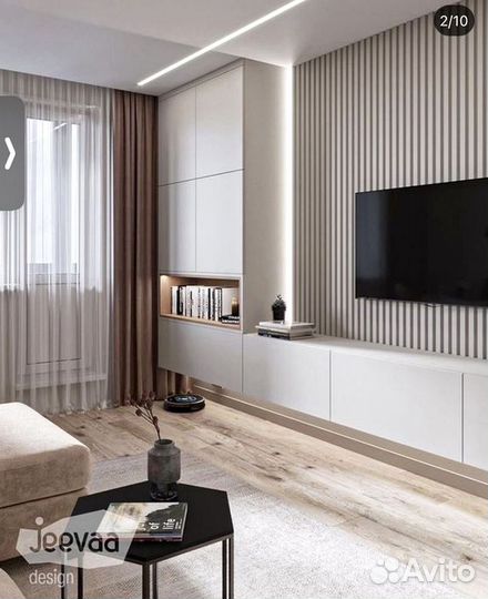 Гостиная по вашим размерам